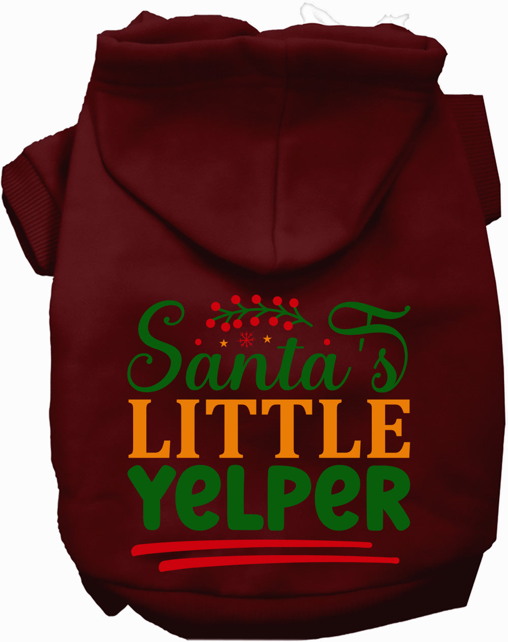 As You Wish Apparel – Santas Little Yelper Christmas Pet Hoodie