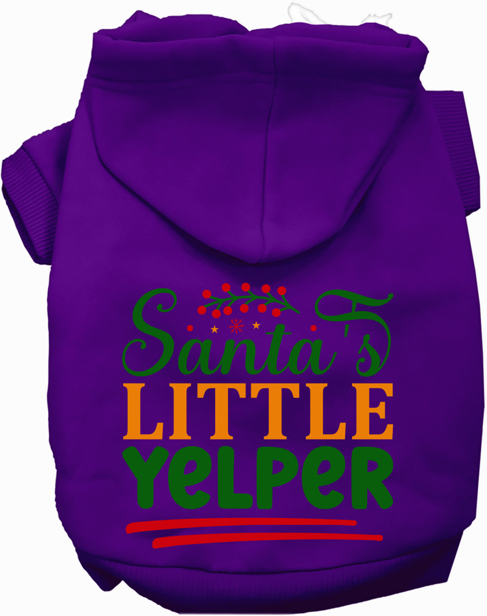 As You Wish Apparel – Santas Little Yelper Christmas Pet Hoodie