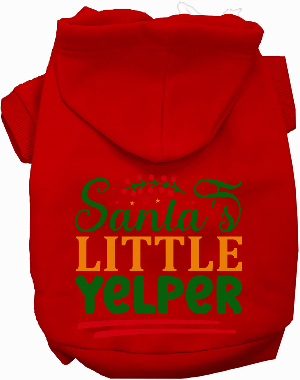 As You Wish Apparel – Santas Little Yelper Christmas Pet Hoodie