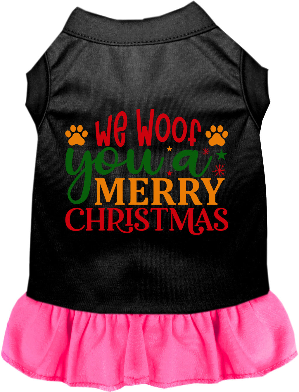 As You Wish Apparel – We Woof You a Merry Christmas Pet Dress