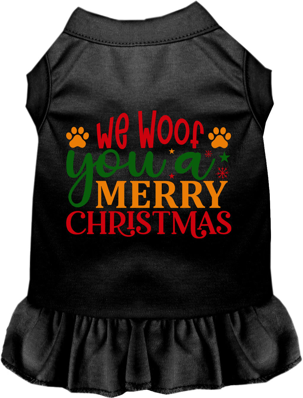 As You Wish Apparel – We Woof You a Merry Christmas Pet Dress