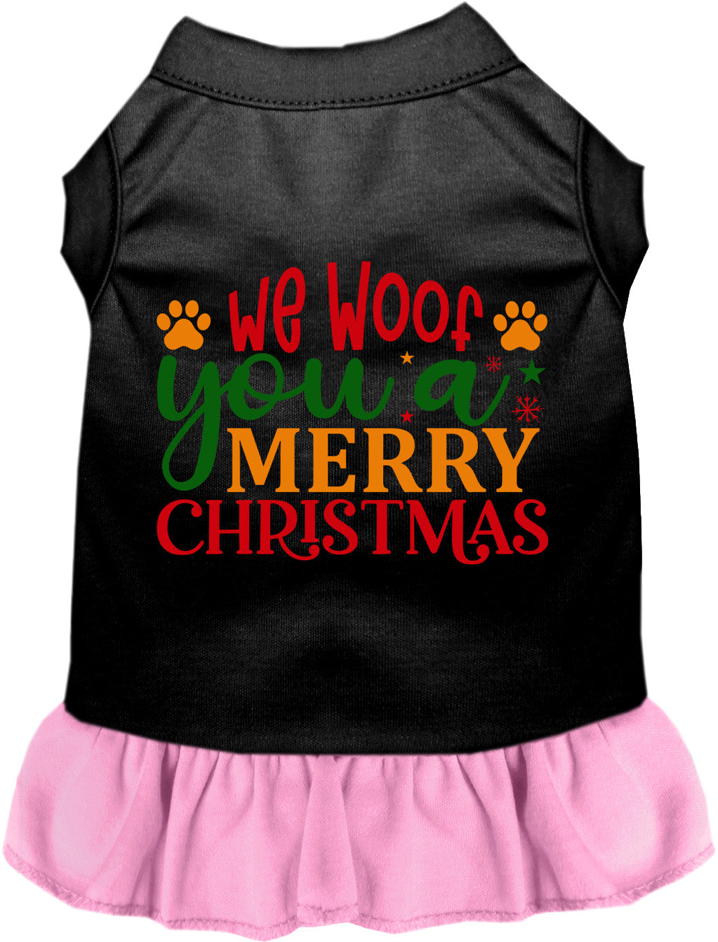 As You Wish Apparel – We Woof You a Merry Christmas Pet Dress