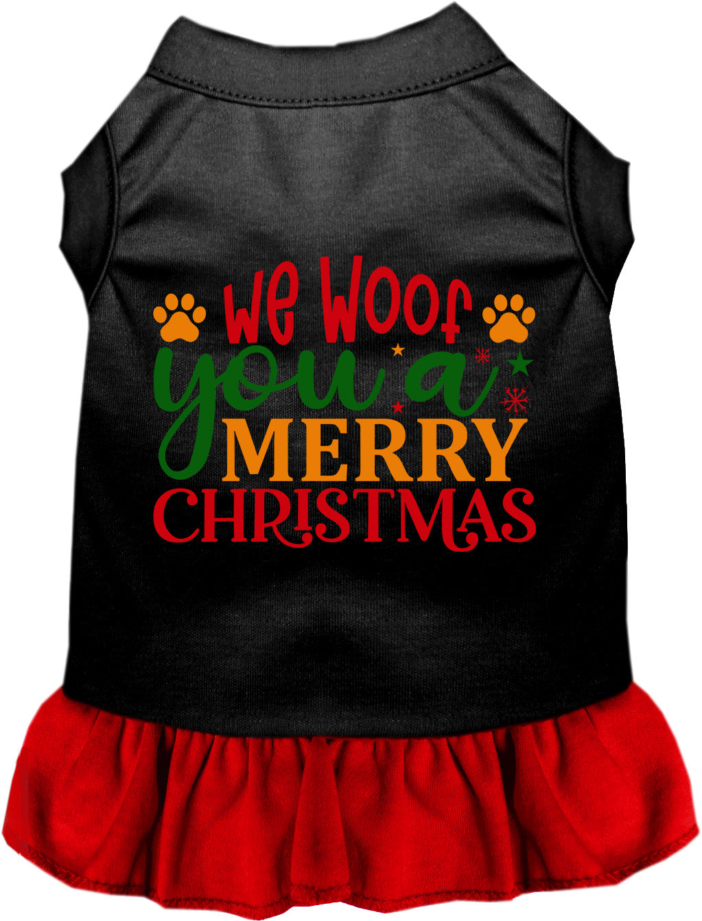 As You Wish Apparel – We Woof You a Merry Christmas Pet Dress