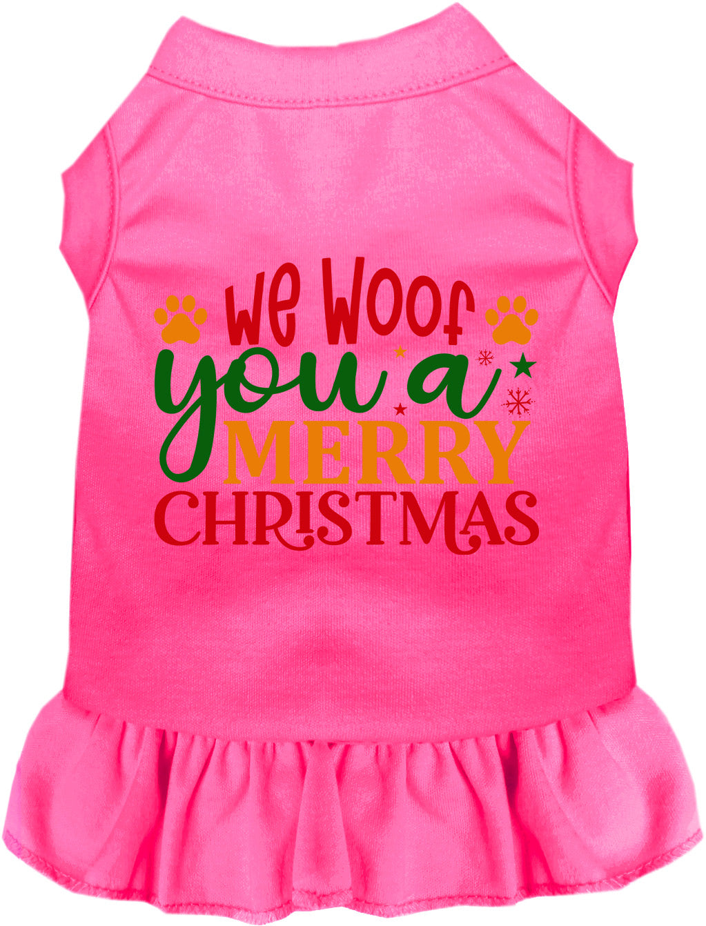 As You Wish Apparel – We Woof You a Merry Christmas Pet Dress