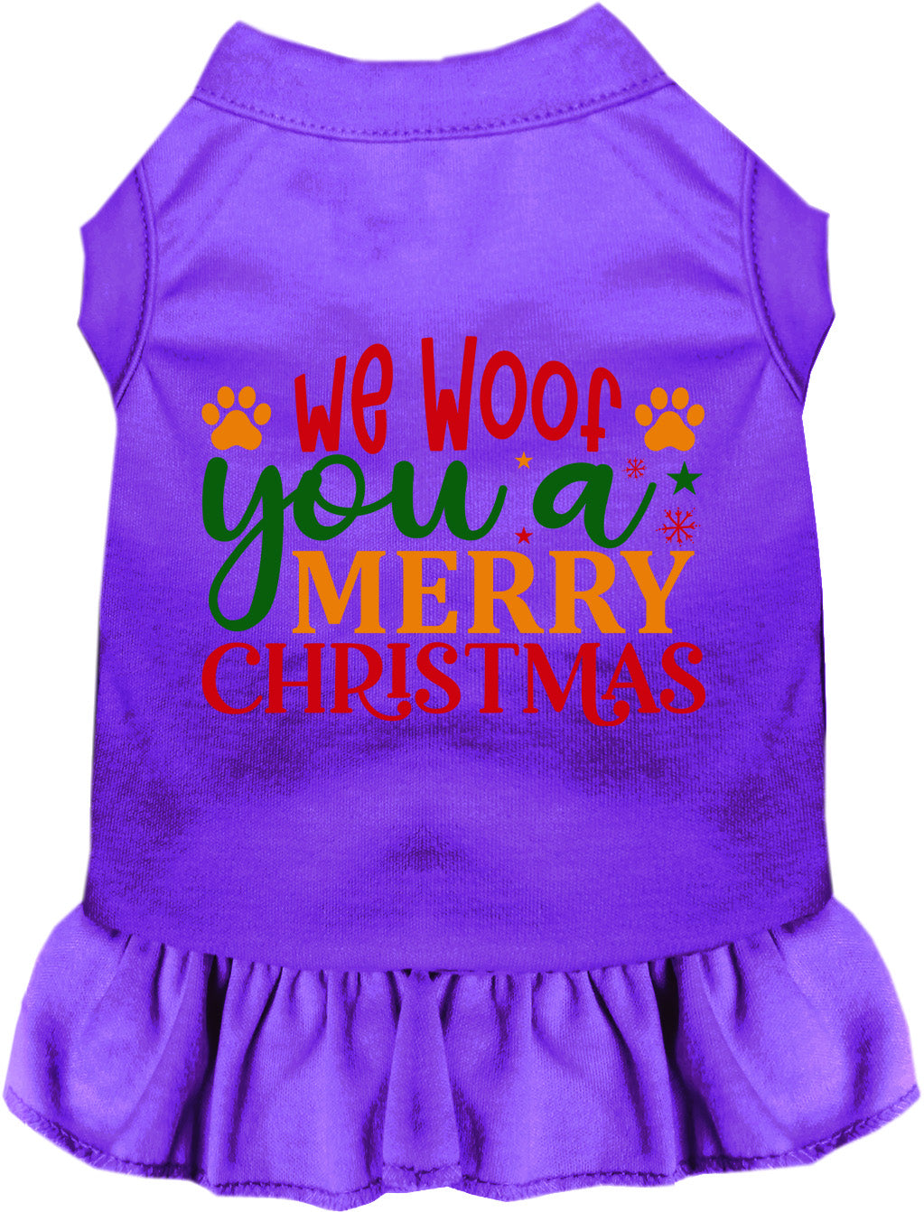 As You Wish Apparel – We Woof You a Merry Christmas Pet Dress