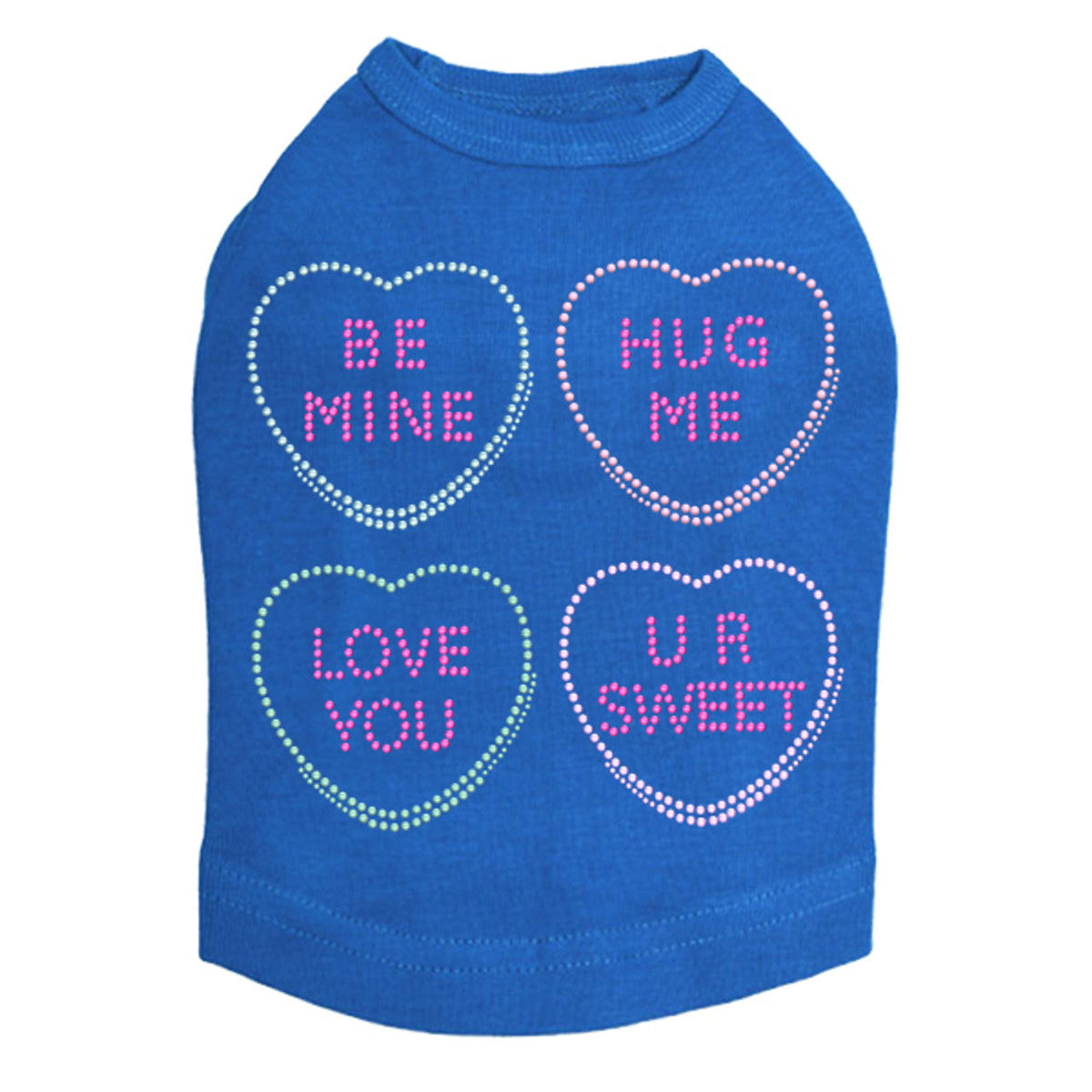 Candy Conversation Hearts - Dog Tank
