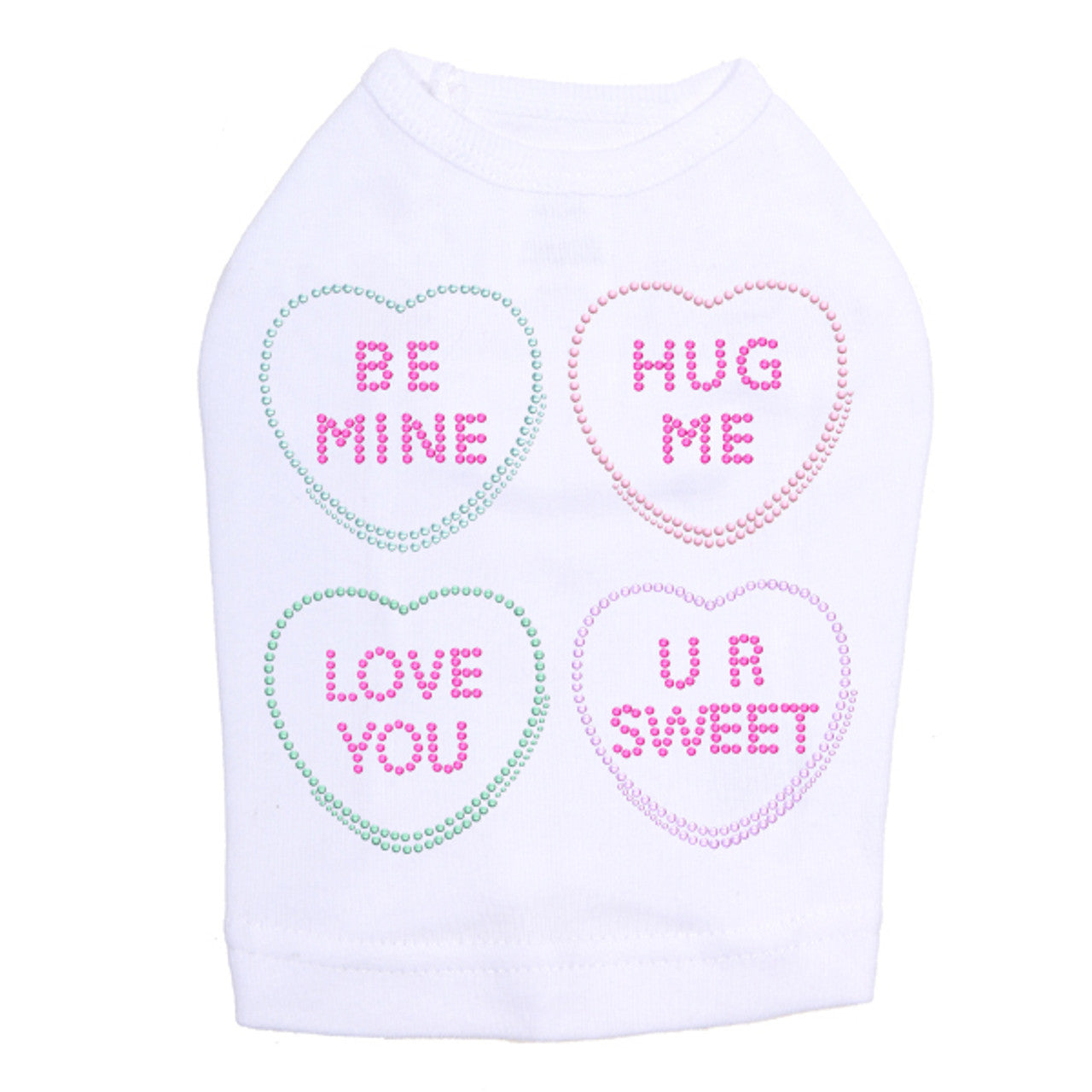 Candy Conversation Hearts - Dog Tank