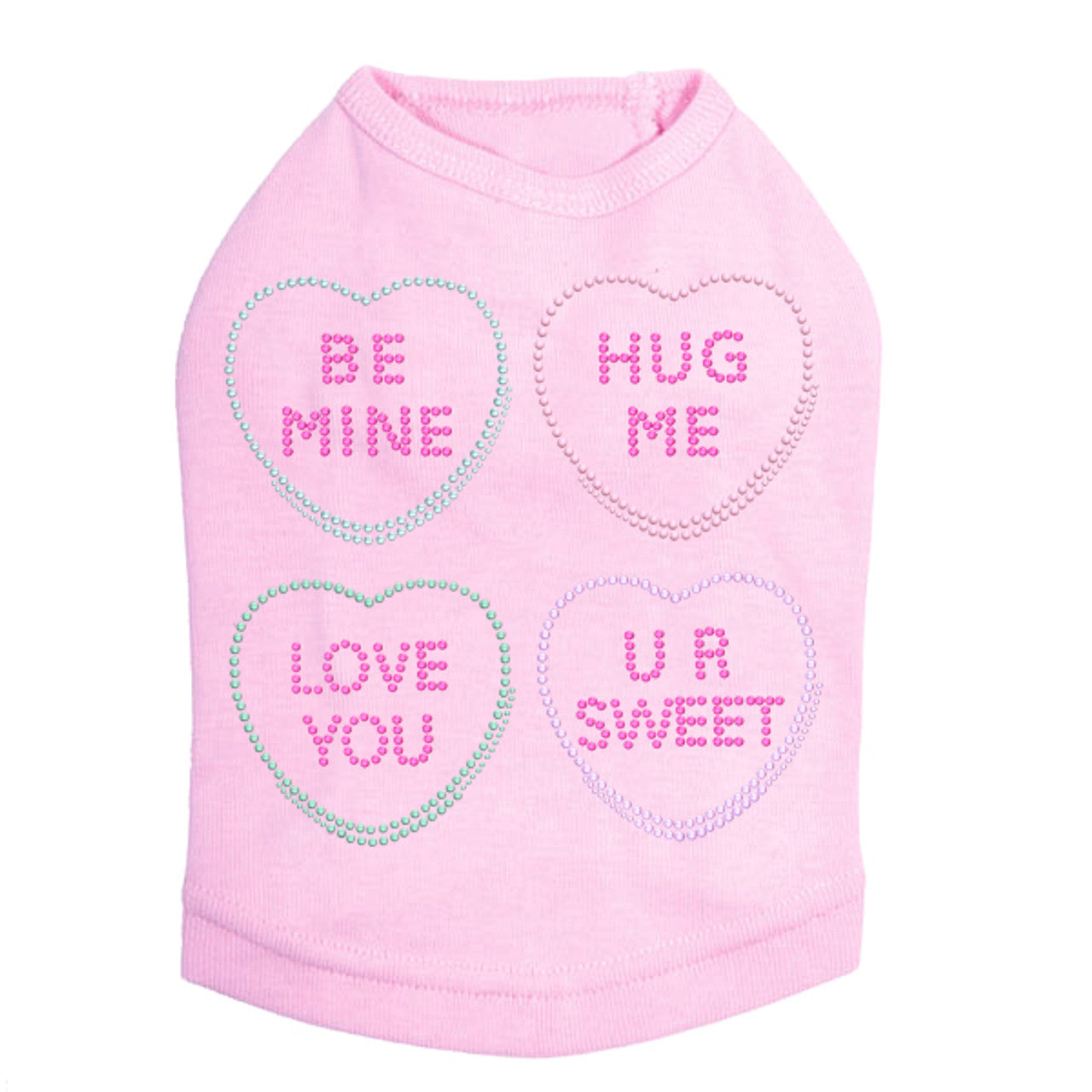Candy Conversation Hearts - Dog Tank