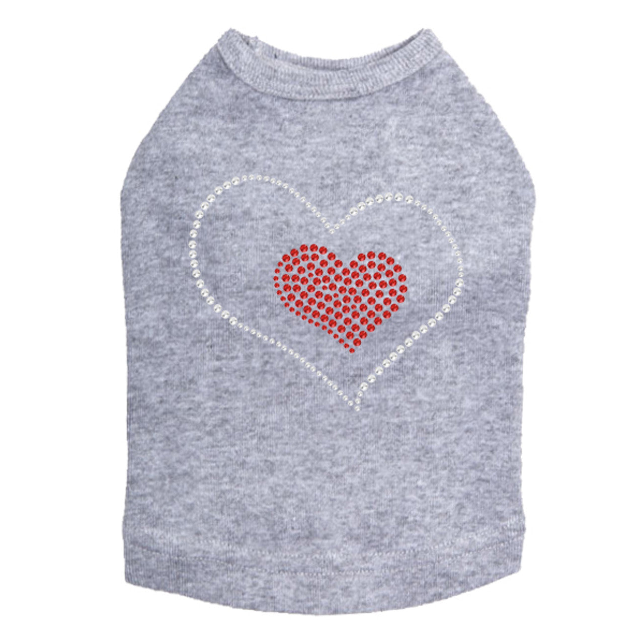 Red Heart Inside Heart - Dog Tank