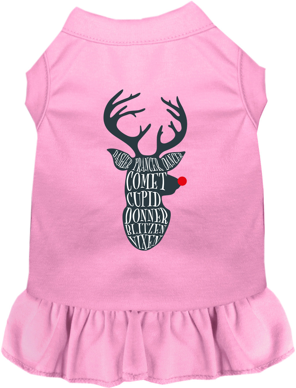 As You Wish Apparel – All Santas Deer Christmas Pet Dress
