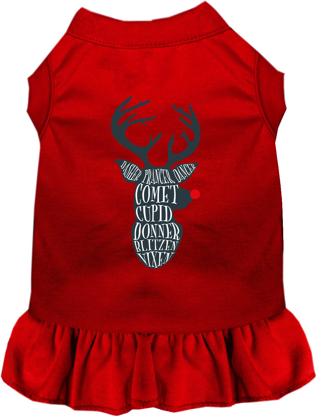 As You Wish Apparel – All Santas Deer Christmas Pet Dress