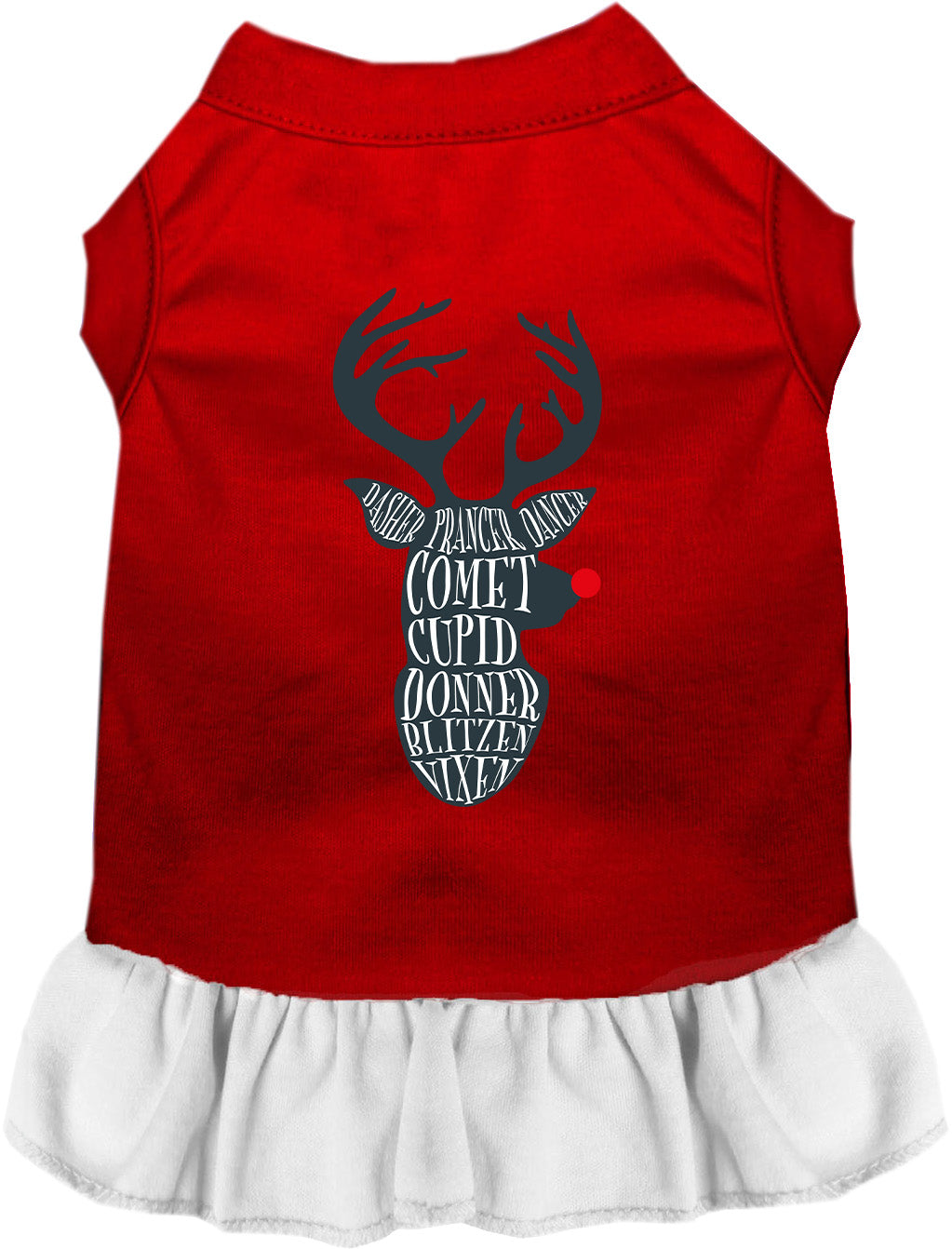 As You Wish Apparel – All Santas Deer Christmas Pet Dress