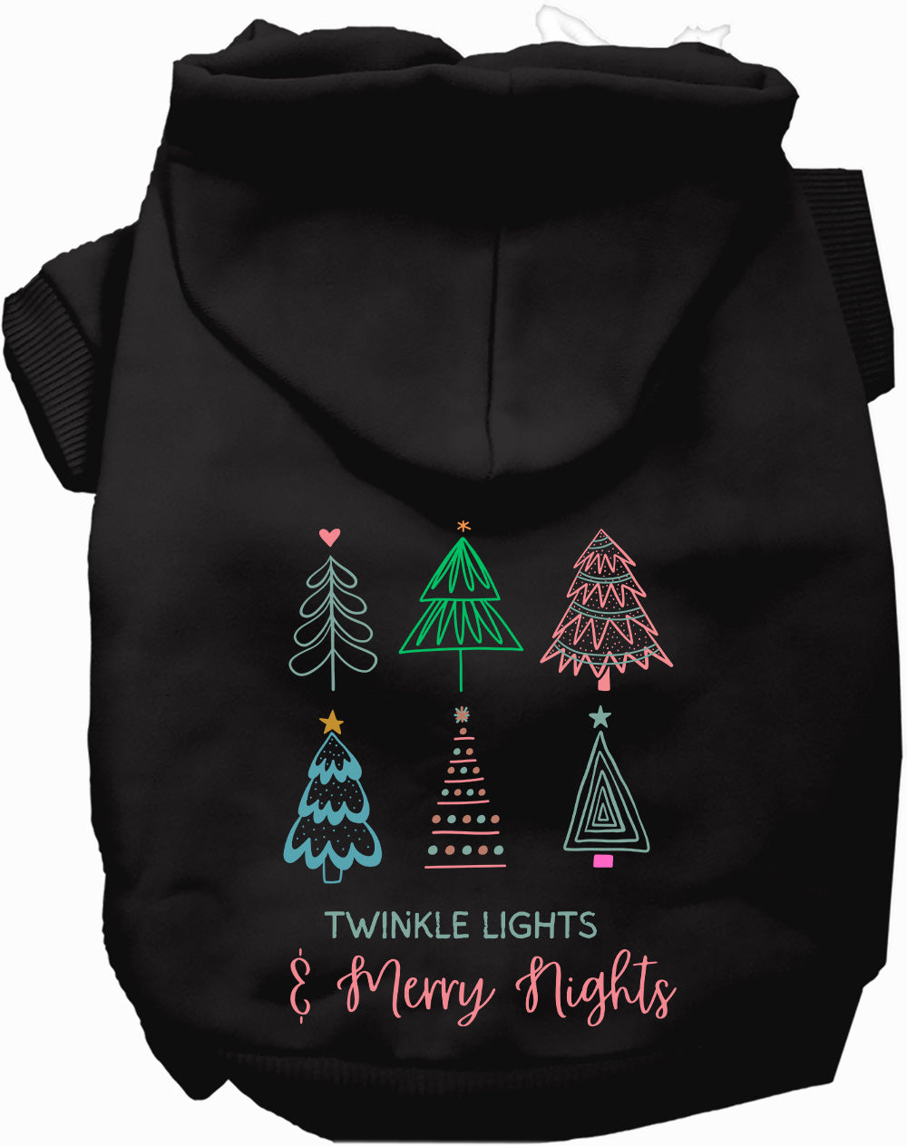 As You Wish Apparel – Twinkle Lights, Merry Nights Christmas Pet Hoodie