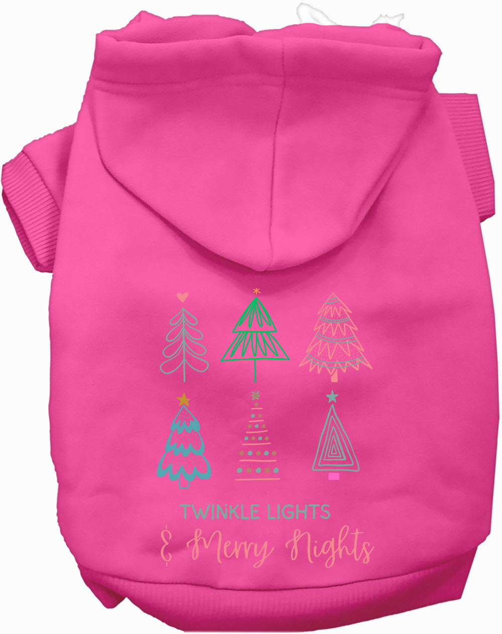 As You Wish Apparel – Twinkle Lights, Merry Nights Christmas Pet Hoodie