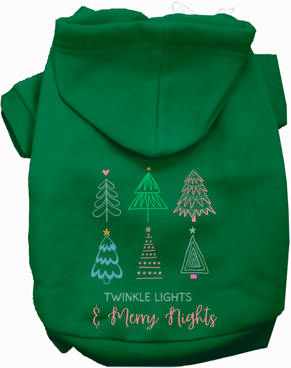 As You Wish Apparel – Twinkle Lights, Merry Nights Christmas Pet Hoodie