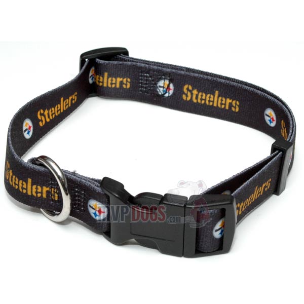 NFL Pittsburgh Steelers Dog Collar by Hunter