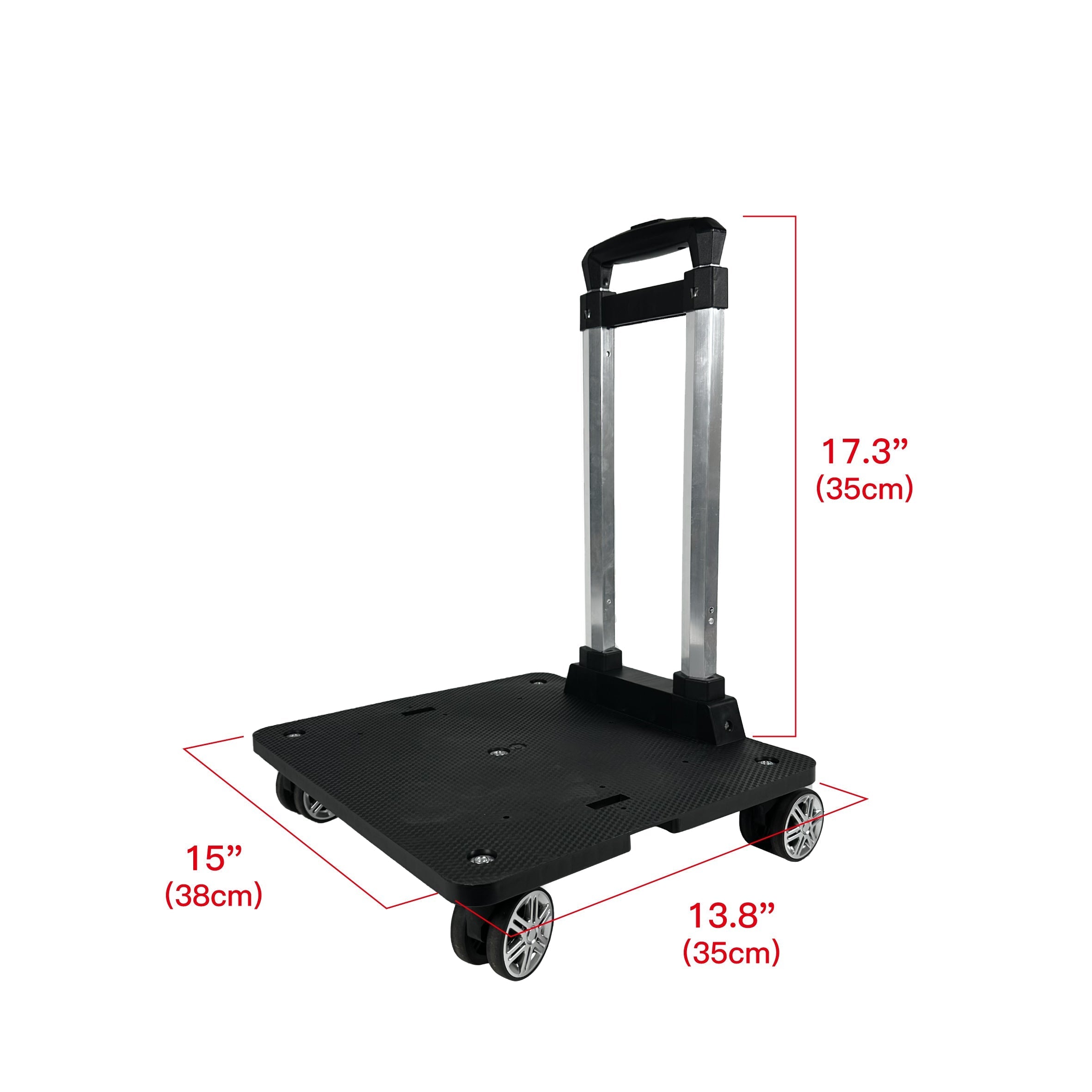 Mr. Peanuts Pet Carrier/Luggage Bag Spinner Wheelbase Luggage Cart