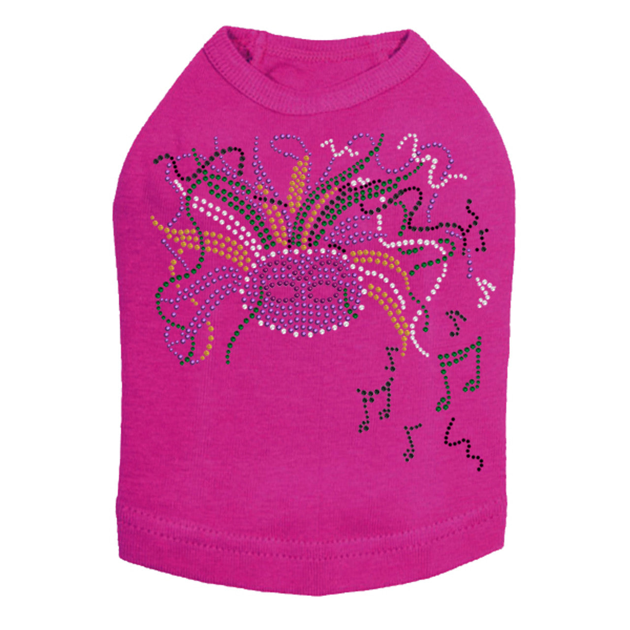 Mask with Music Notes - Dog Tank