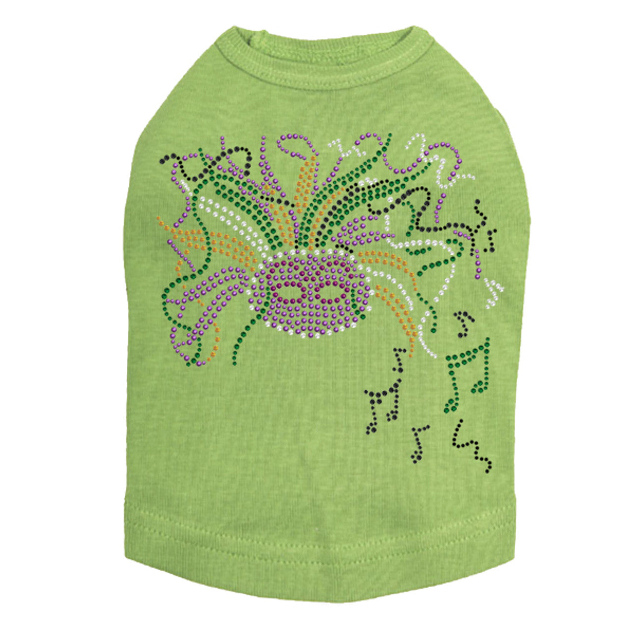 Mask with Music Notes - Dog Tank