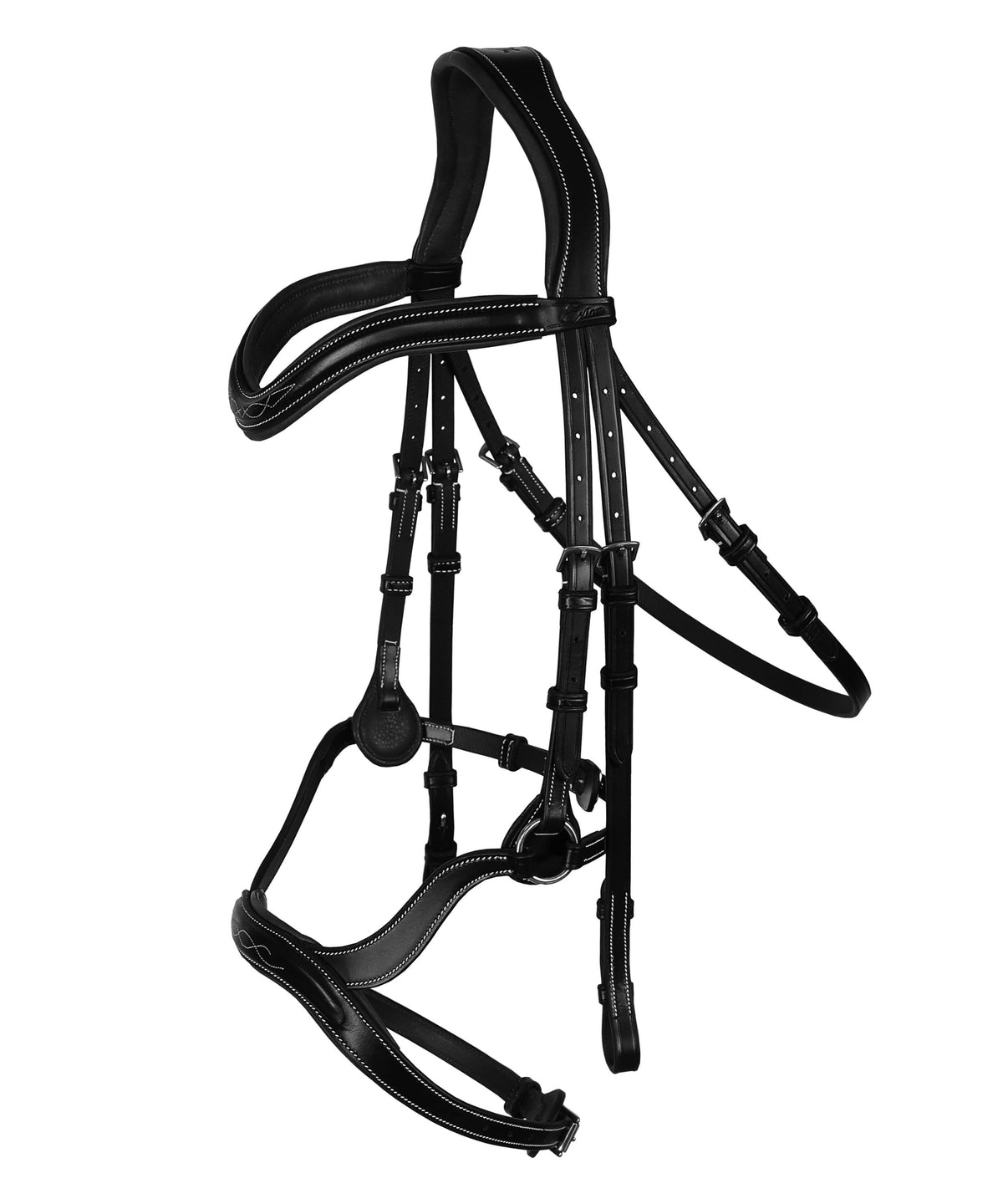 ExionPro Anatomical Combined Flash Bridle with Reins