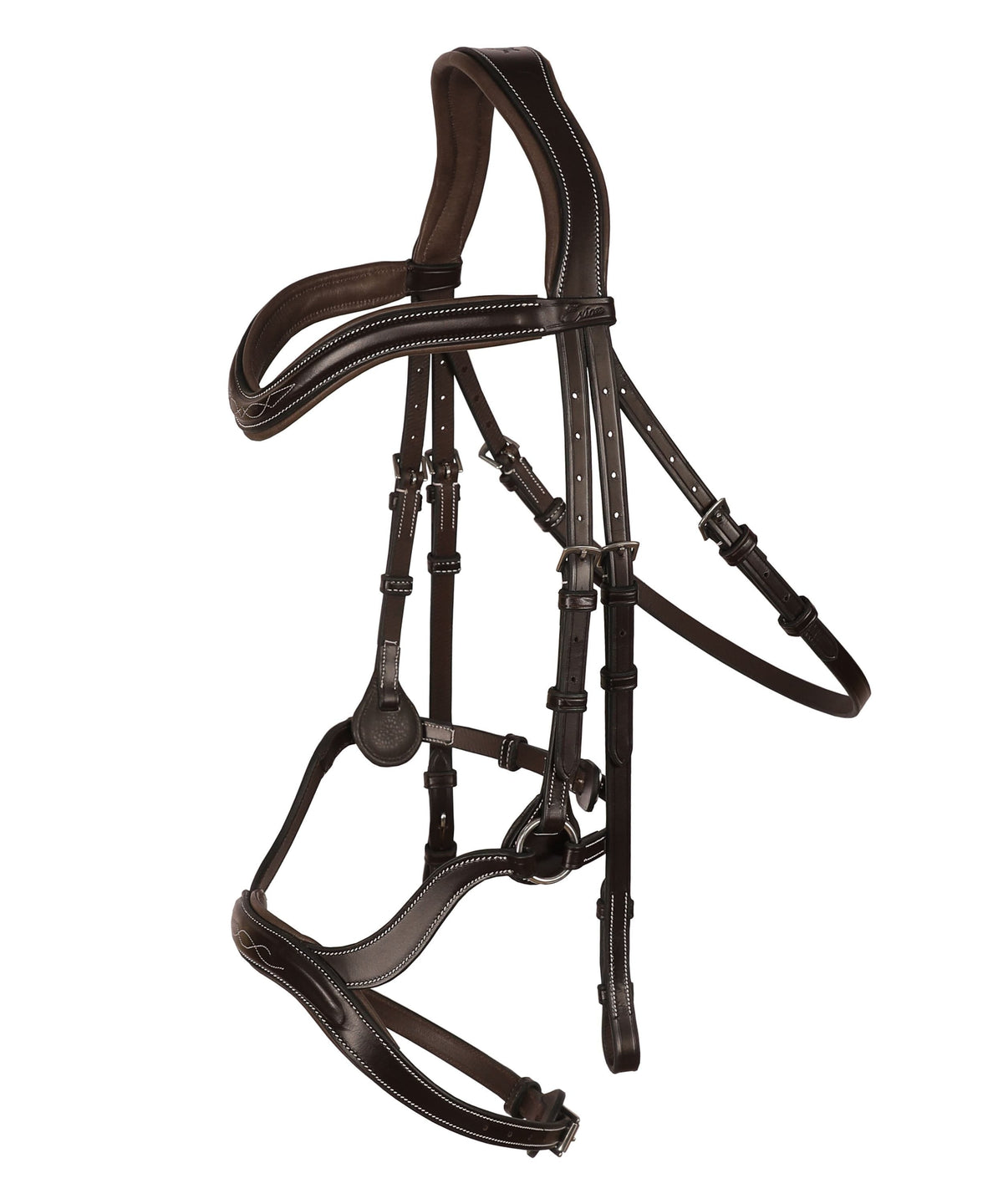 ExionPro Anatomical Combined Flash Bridle with Reins