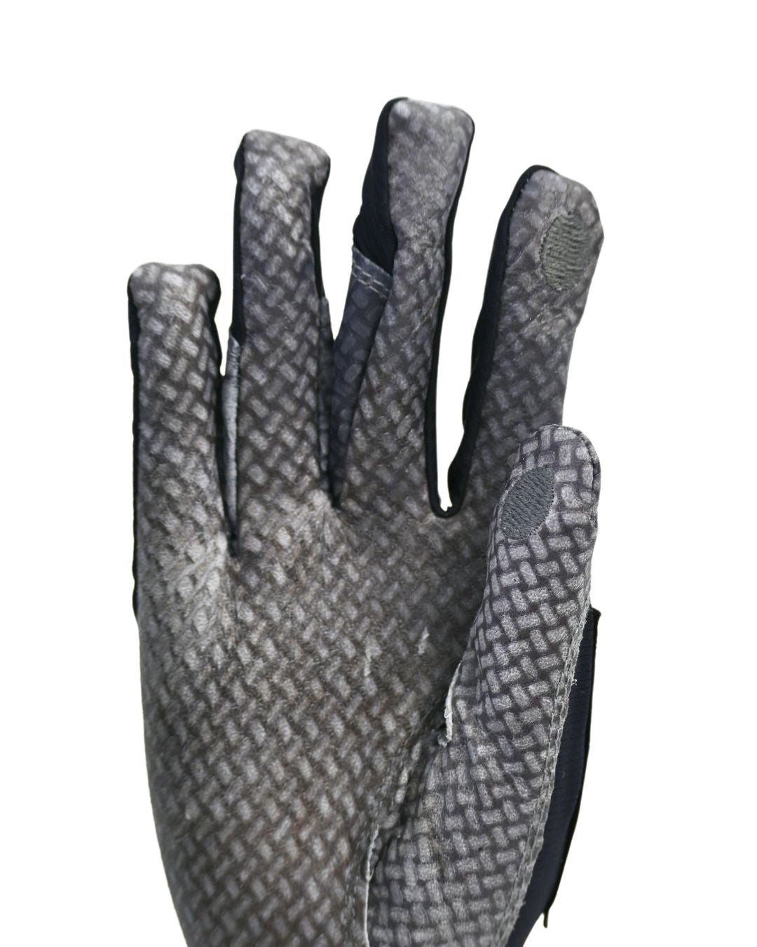 Oil-Tac Copper Tech™️ Leather Premium Riding Glove in Black