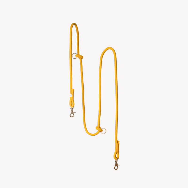 Yellow - Hands Free Braided Leash - Because youve got enough to carry. Fast shipping from HT Animal Supply.