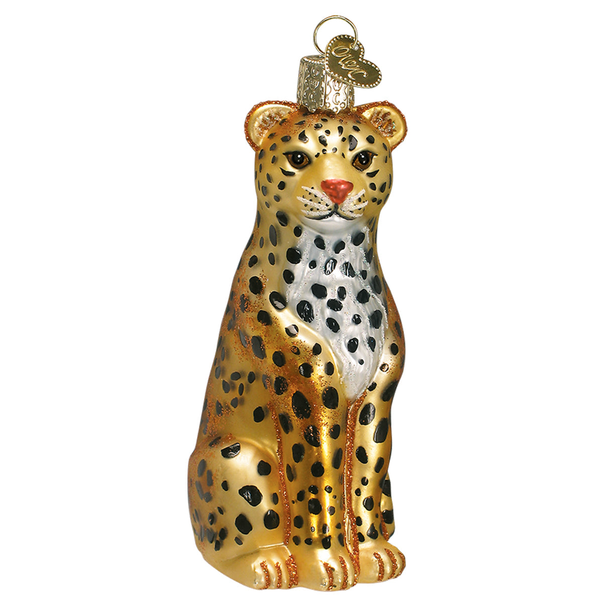 Old World Christmas: Leopard Christmas Ornament