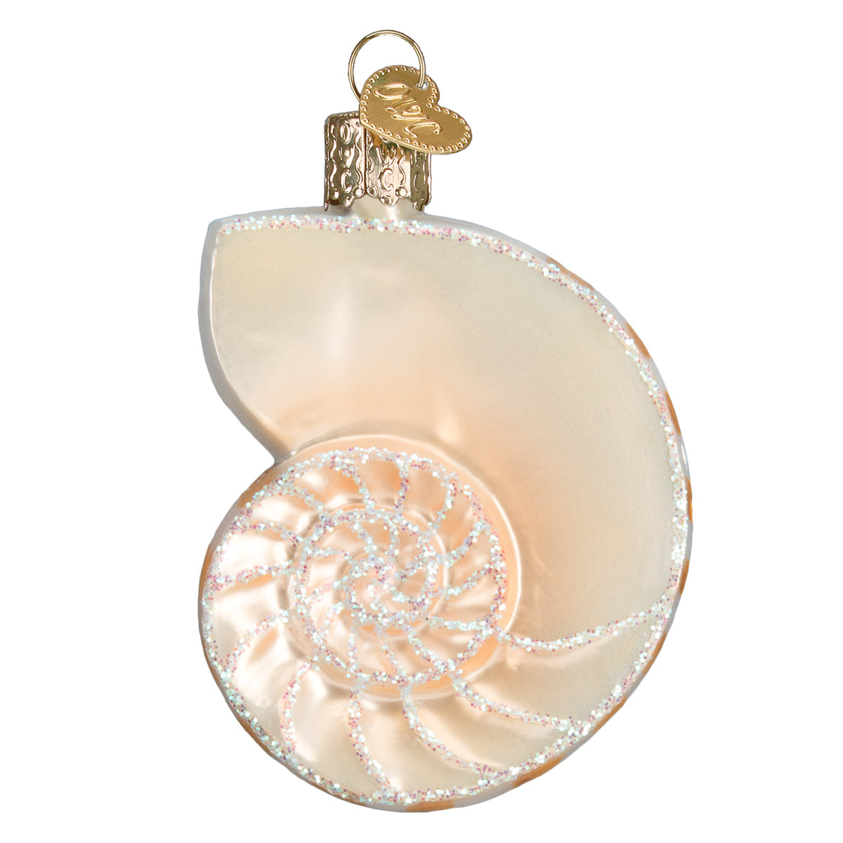 Old World Christmas: Nautilus Shell Christmas Ornament