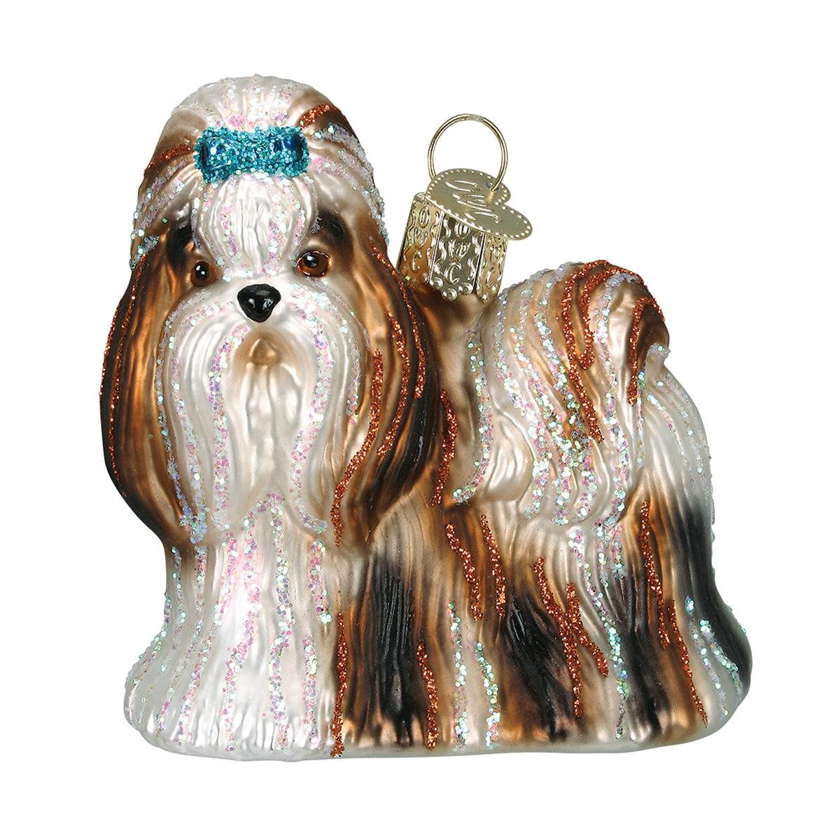 Old World Christmas: Shih Tzu Christmas Ornament