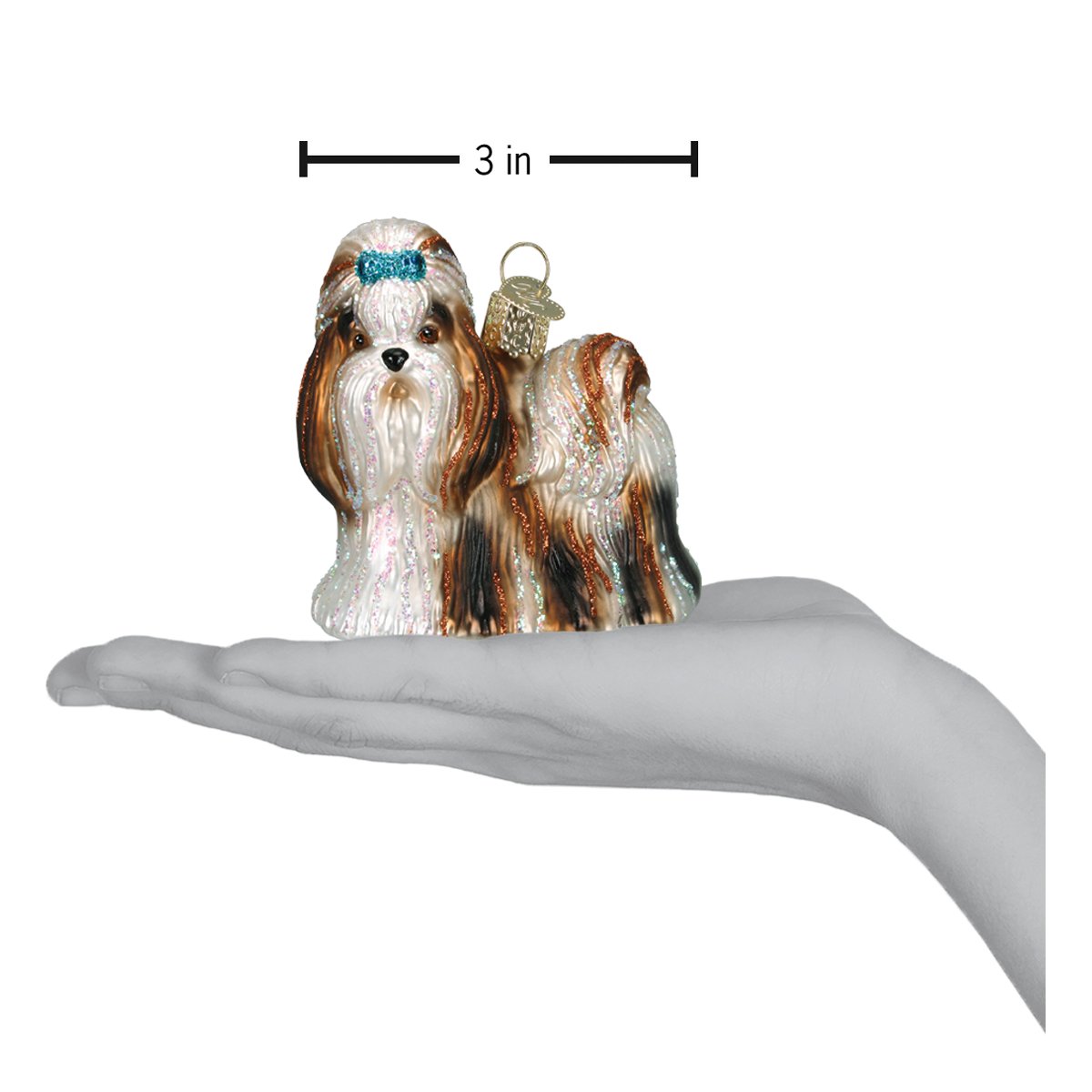 Old World Christmas: Shih Tzu Christmas Ornament