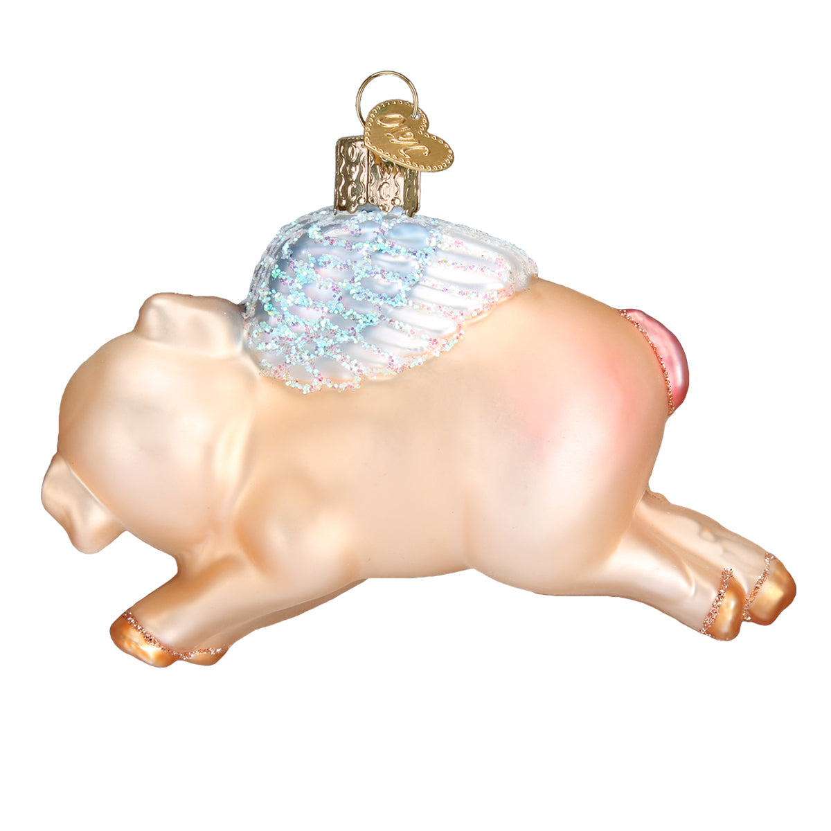 Old World Christmas: Flying Pig Christmas Ornament
