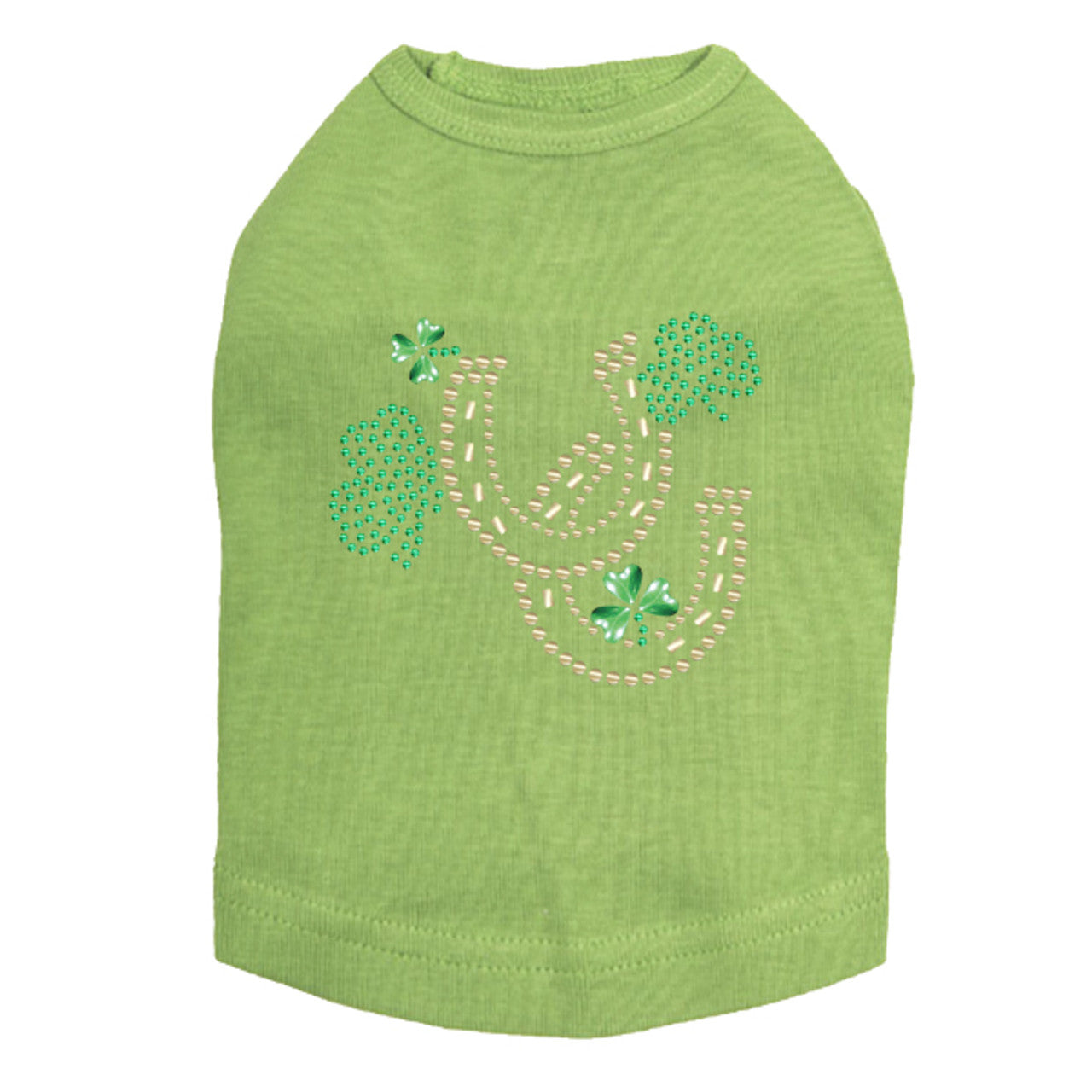 Shamrocks & Horseshoes - Dog Tank