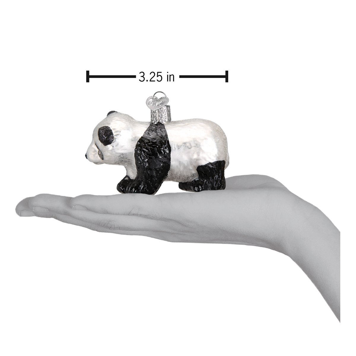 Old World Christmas: Panda Cub Christmas Ornament