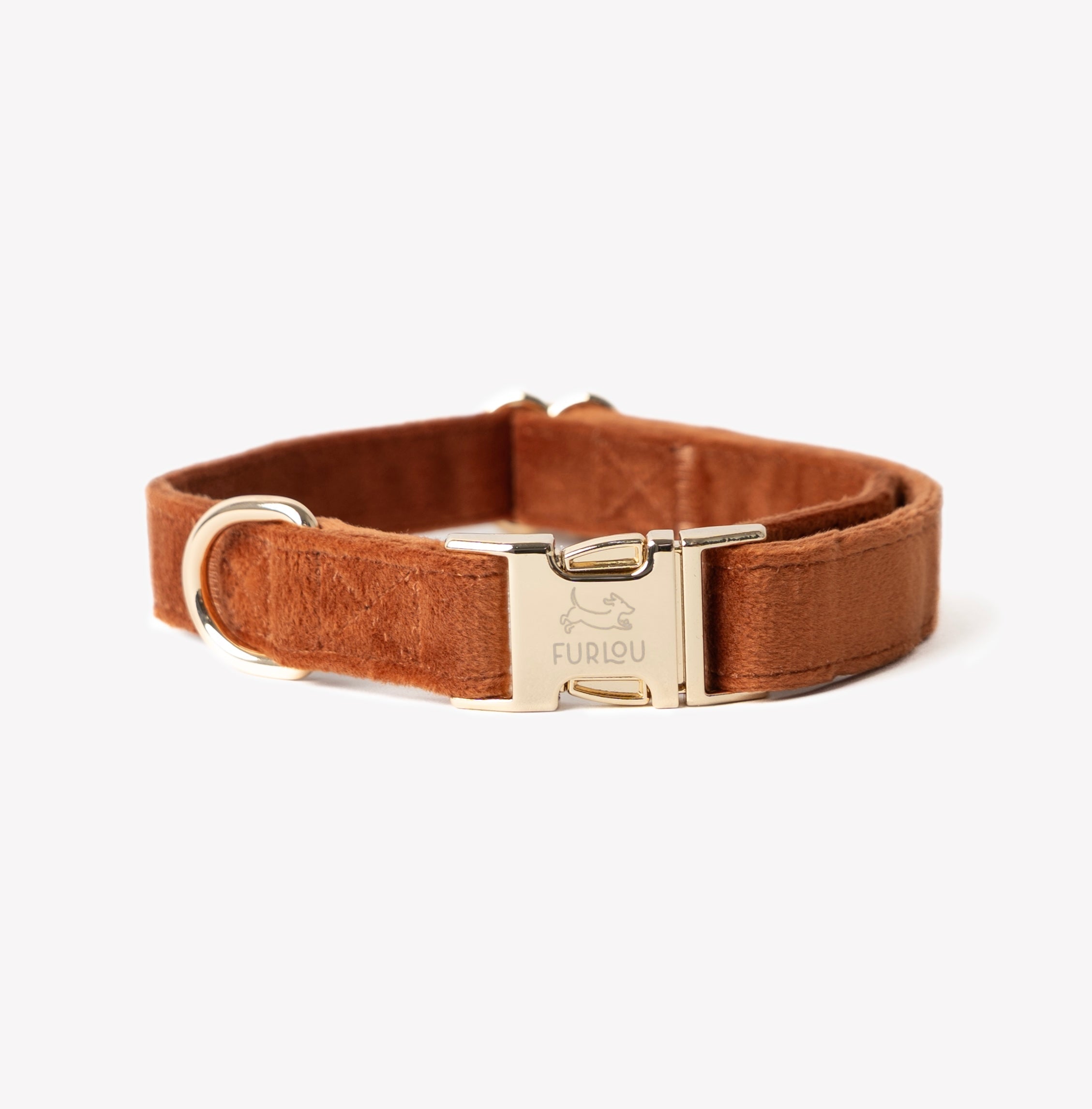 Clay - Velvet Dog Collar - Elegant, soft, and lowkey fabulous. Fast shipping from HT Animal Supply.