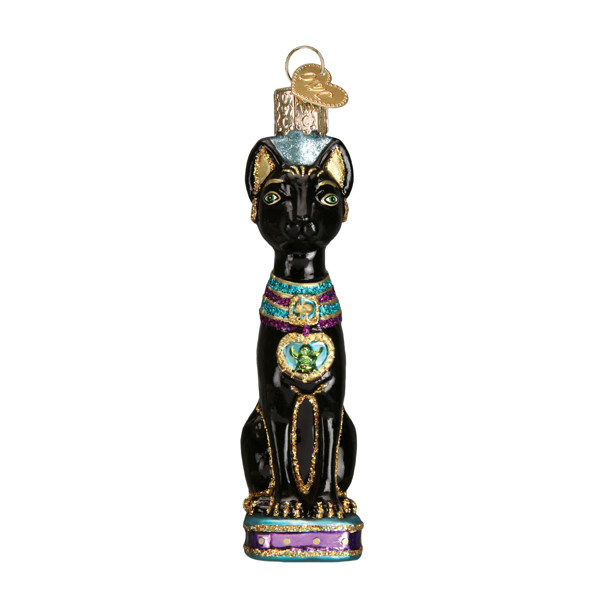 Old World Christmas: Egyptian Cat Christmas Ornament