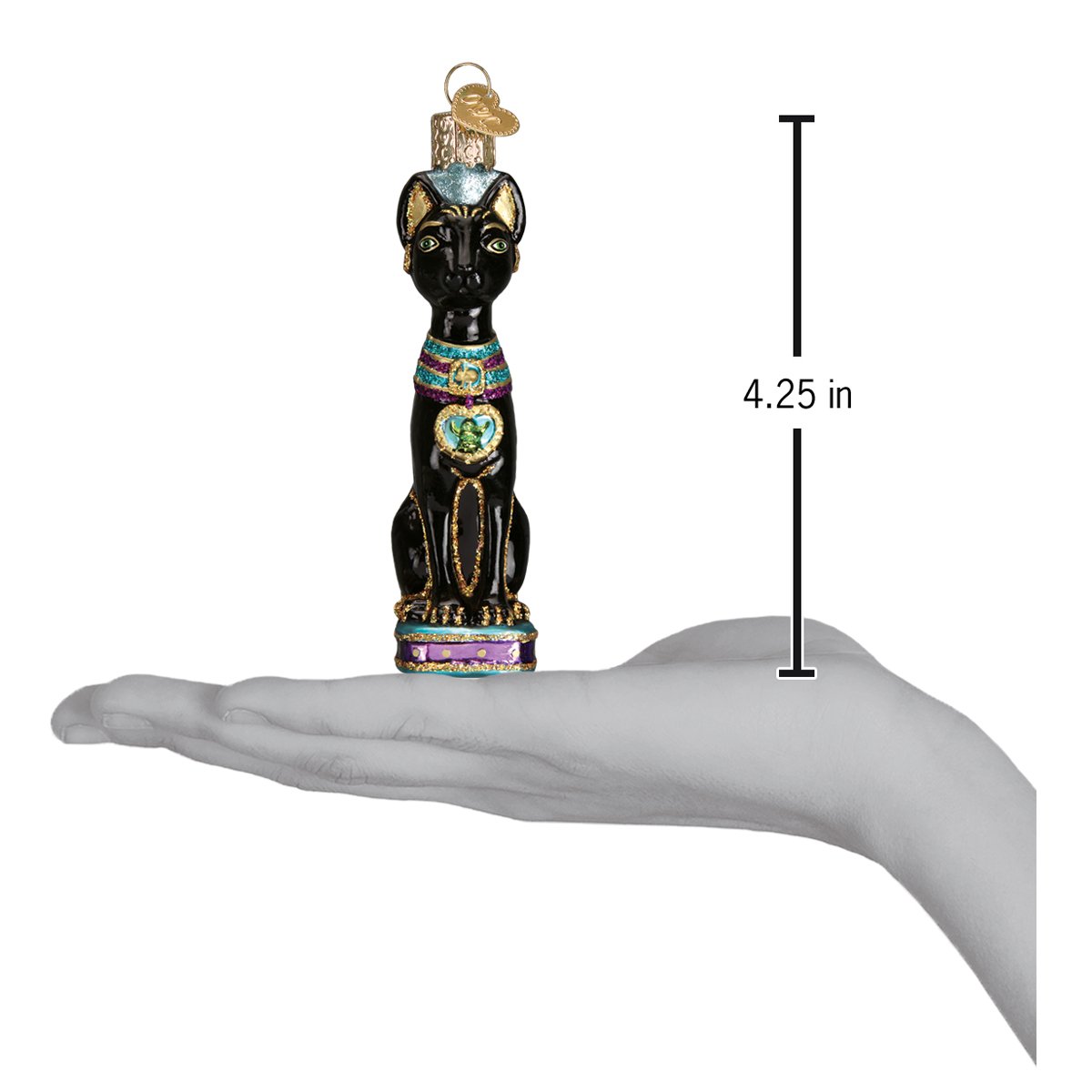 Old World Christmas: Egyptian Cat Christmas Ornament