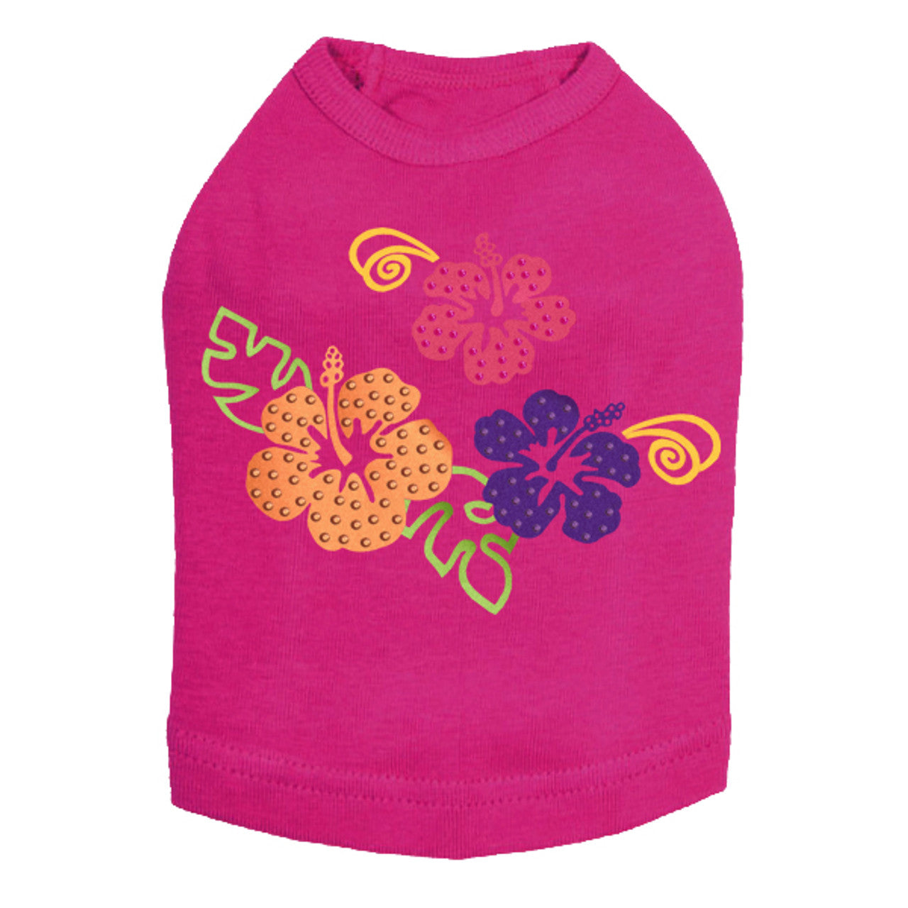 Satin Hibiscus - Dog Tank