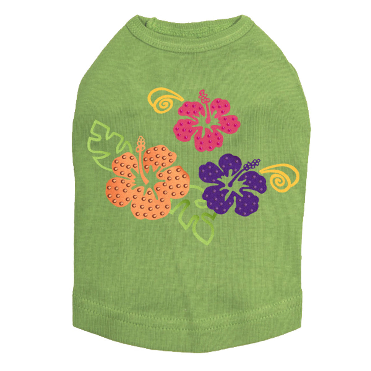 Satin Hibiscus - Dog Tank