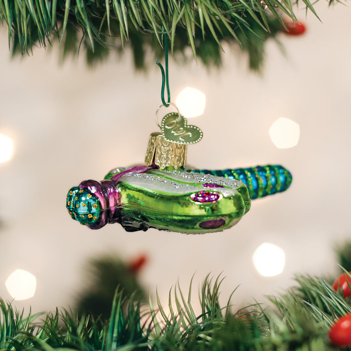 Old World Christmas: Dainty Dragonfly Christmas Ornament