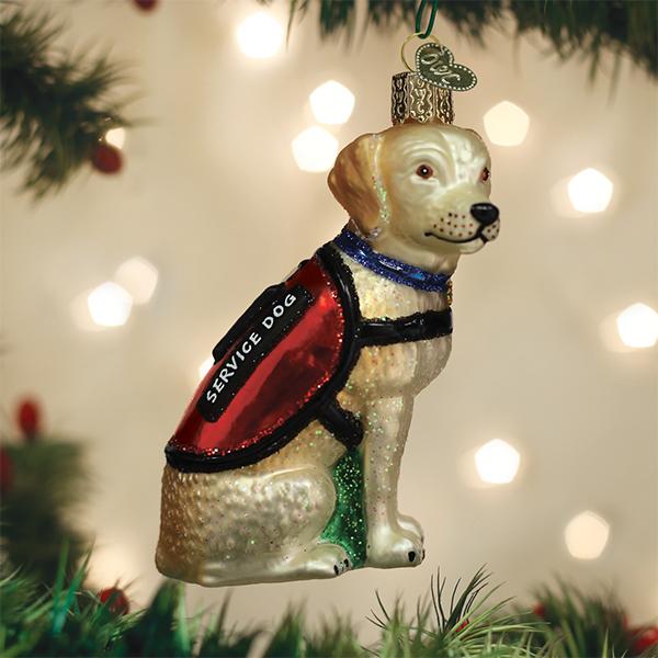 Old World Christmas: Service Dog Christmas Ornament