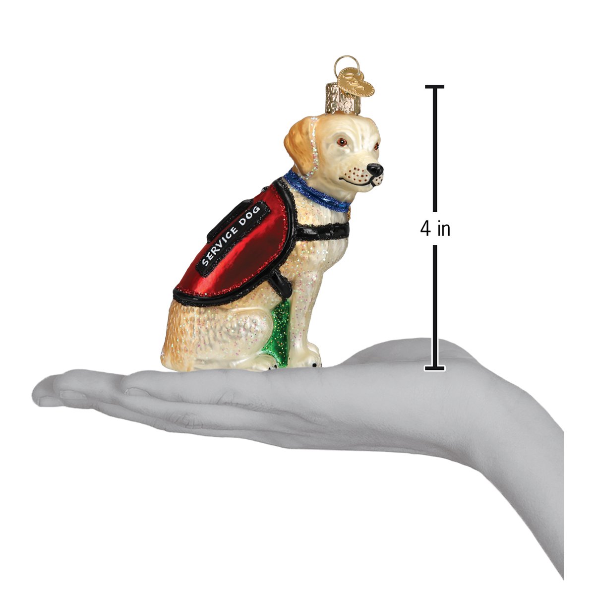 Old World Christmas: Service Dog Christmas Ornament