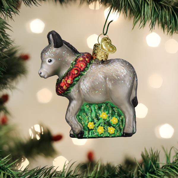 Old World Christmas: Donkita Christmas Ornament