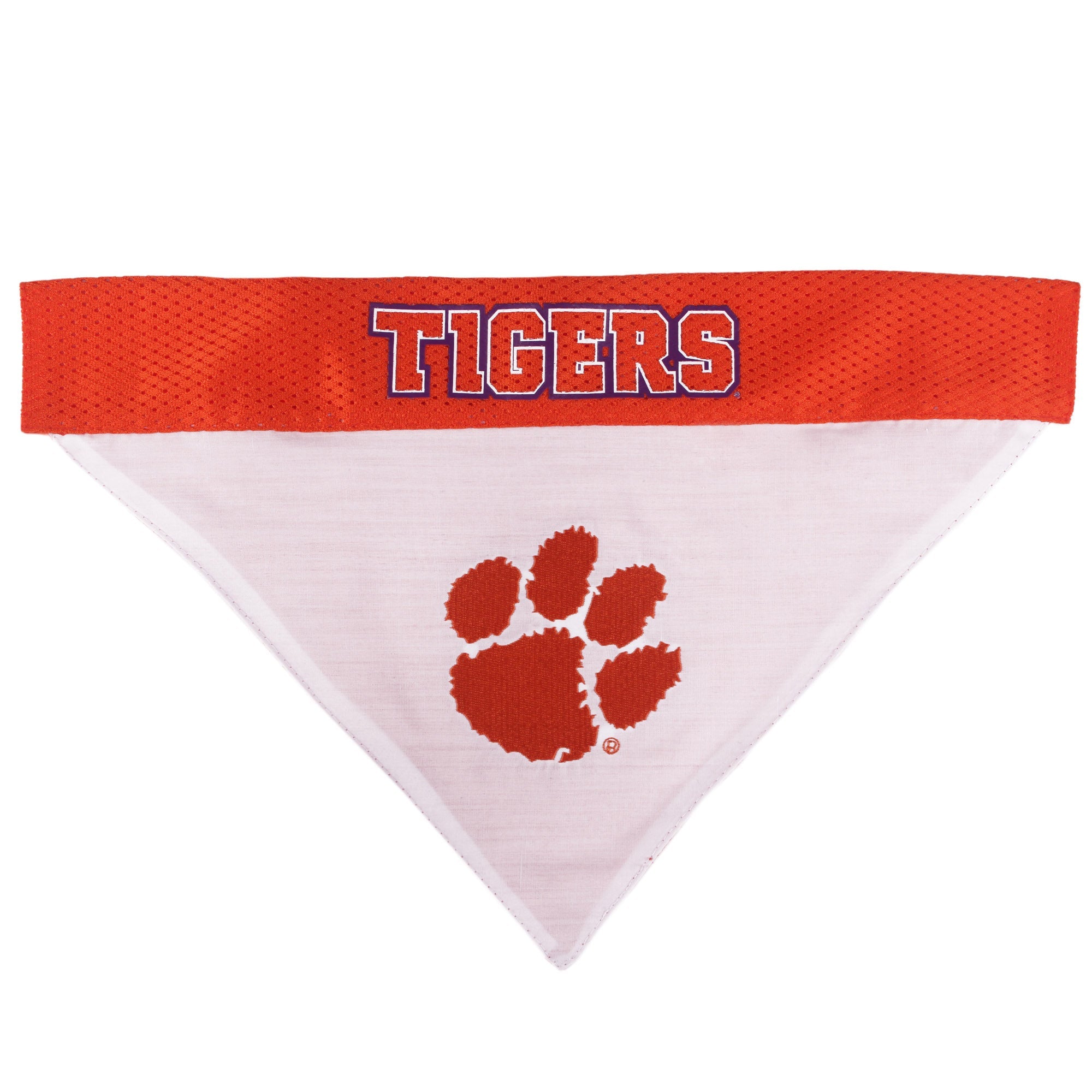 Clemson Tigers Reversible Bandana - HT Animal Supply