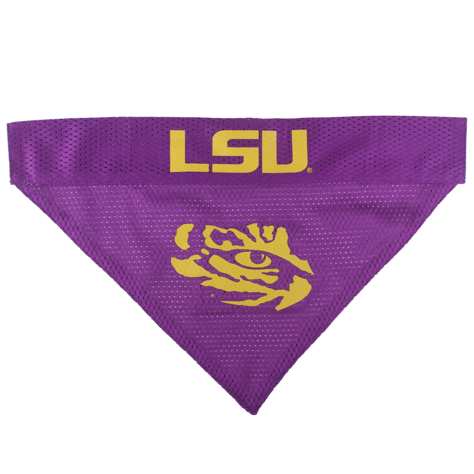 LSU Tigers Reversible Bandana - HT Animal Supply