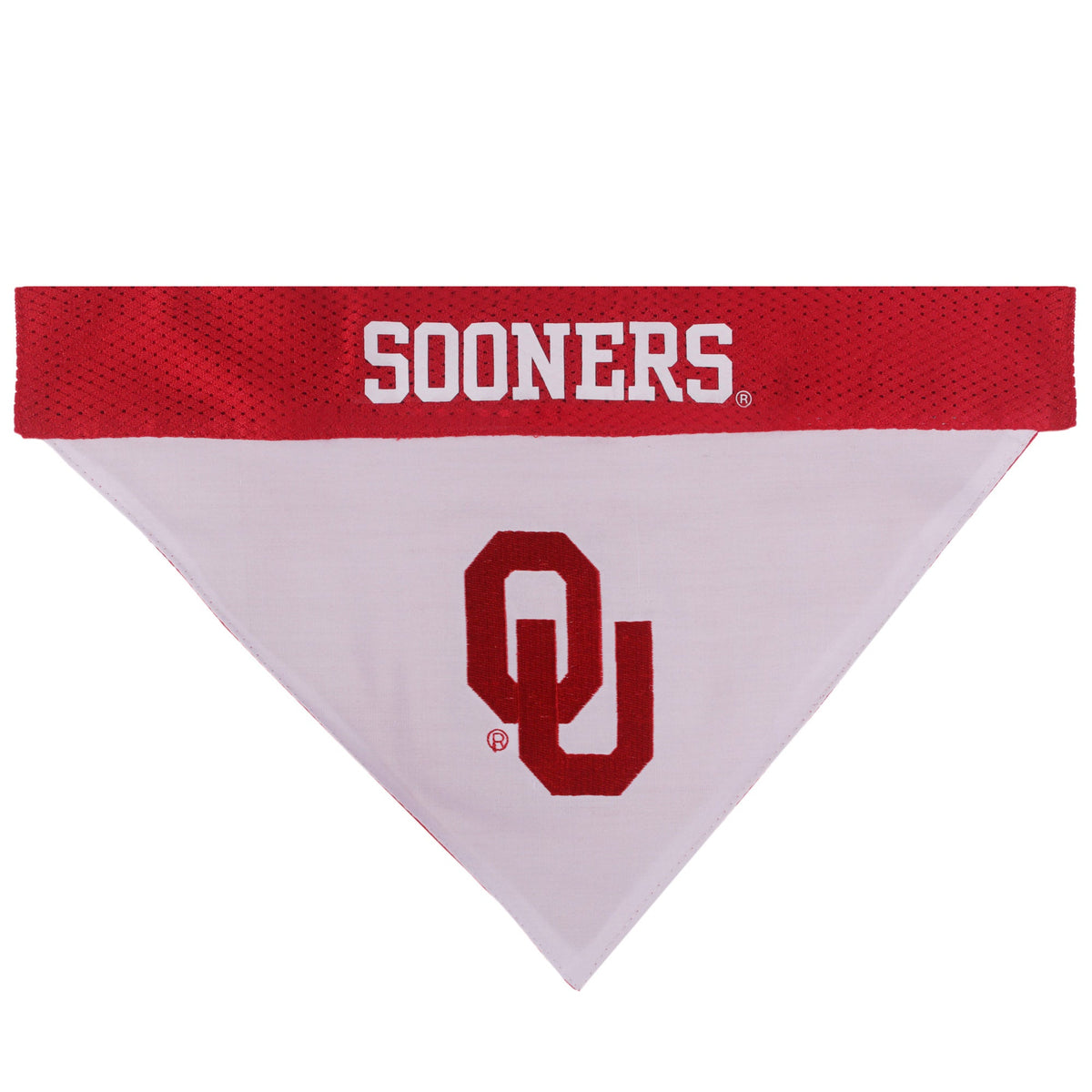 Oklahoma Sooners Reversible Bandana - HT Animal Supply