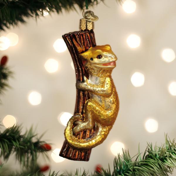 Old World Christmas: Bearded Dragon Christmas Ornament