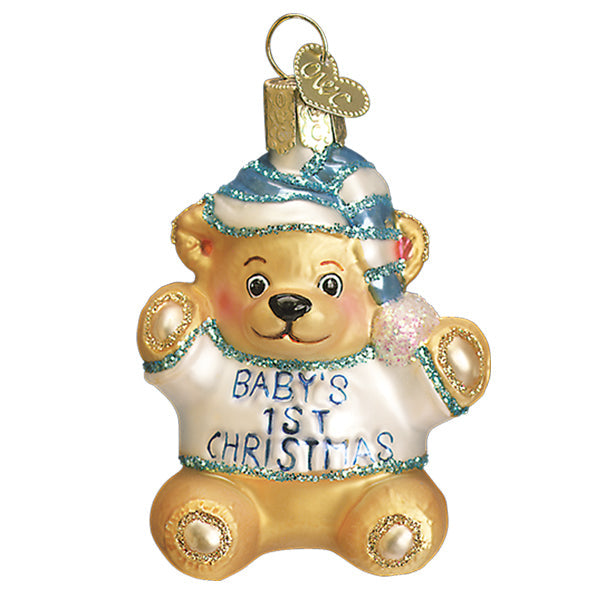 Baby Boys First Teddy Bear Ornament