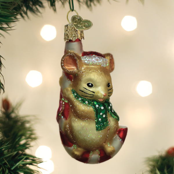 Old World Christmas: Christmas Mouse Ornament