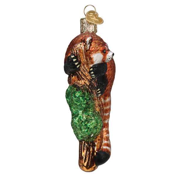Old World Christmas: Red Panda Christmas Ornament